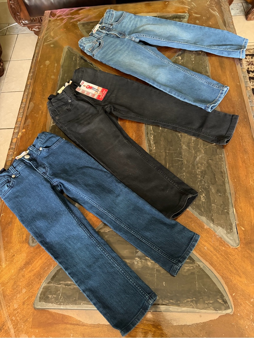 Levi's Kids Jeans - Light Blue, Dark Blue & Black